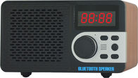 5W Rechargeable Bluetooth Speakers Indoor / Outdoor With Alarm Clock Function
