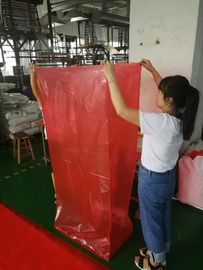 قابلة للتحلل الثقيلة أكياس البلاستيك الشفاف اللون الأحمر طباعة أوفست